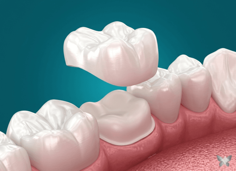 An automated 3D dental milling machine precision-crafting a translucent Zirconia tooth crown from a solid ceramic block.